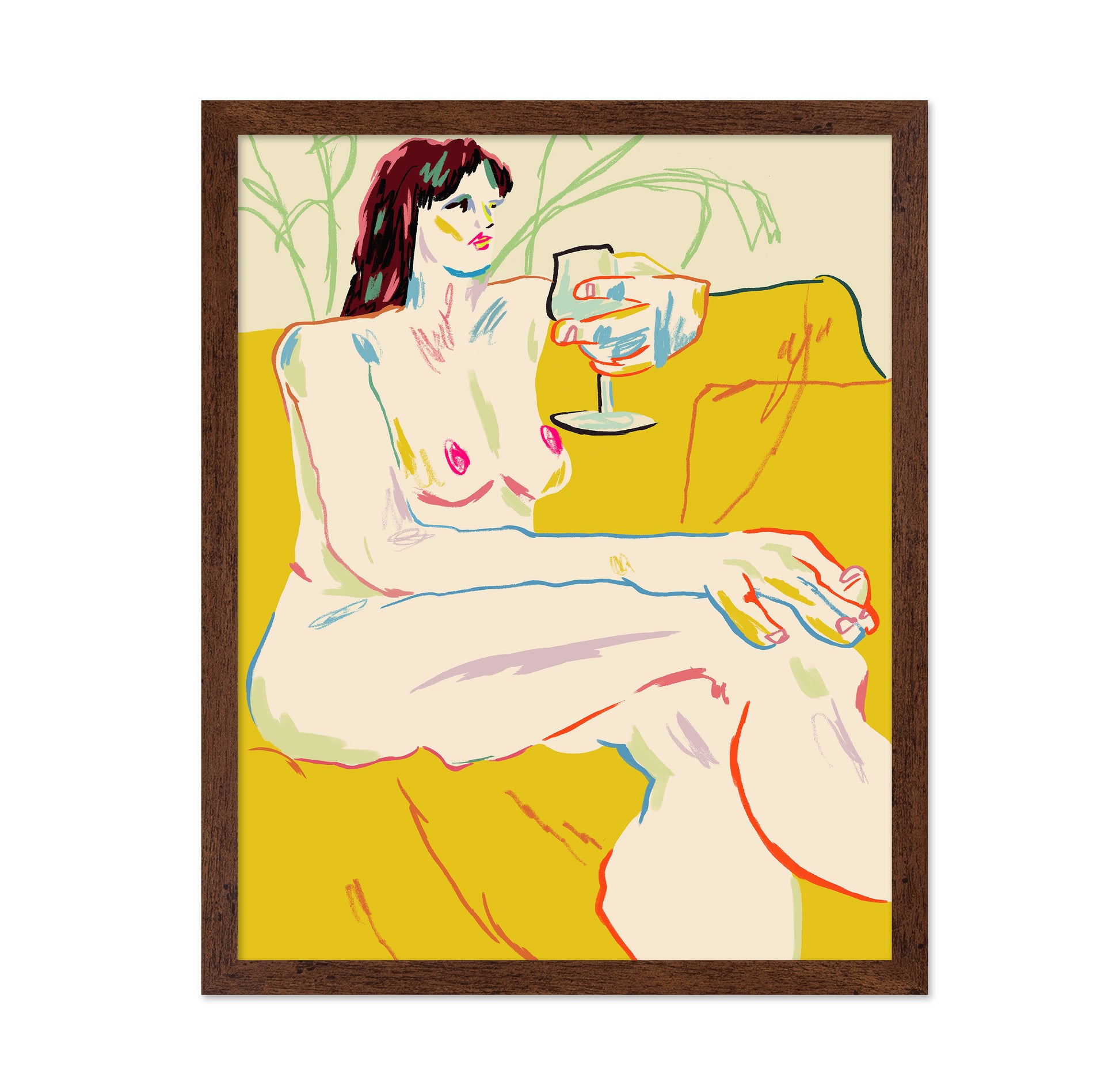 Girl With A Wineglass
