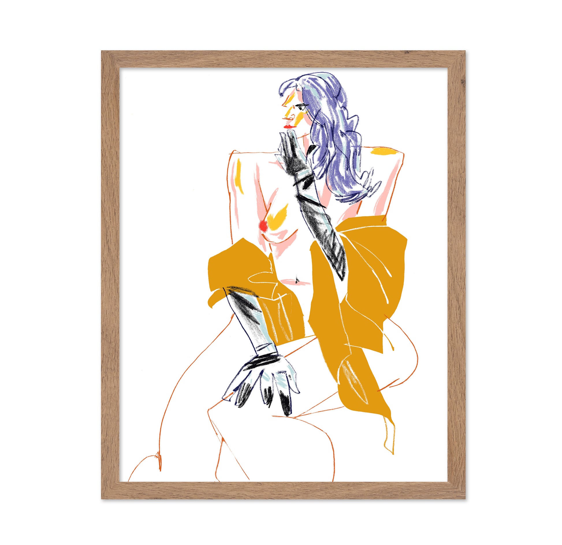 Girl With Gloves