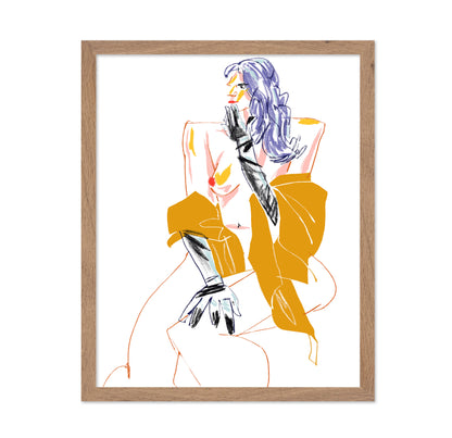 Girl With Gloves