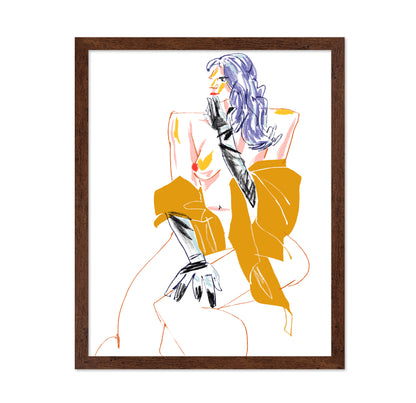 Girl With Gloves