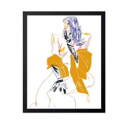 Girl With Gloves