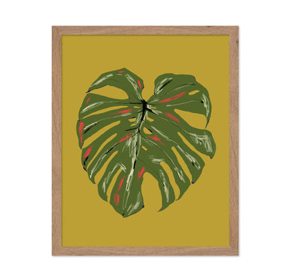 Monstera Leaf Green