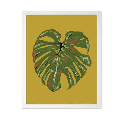 Monstera Leaf Green