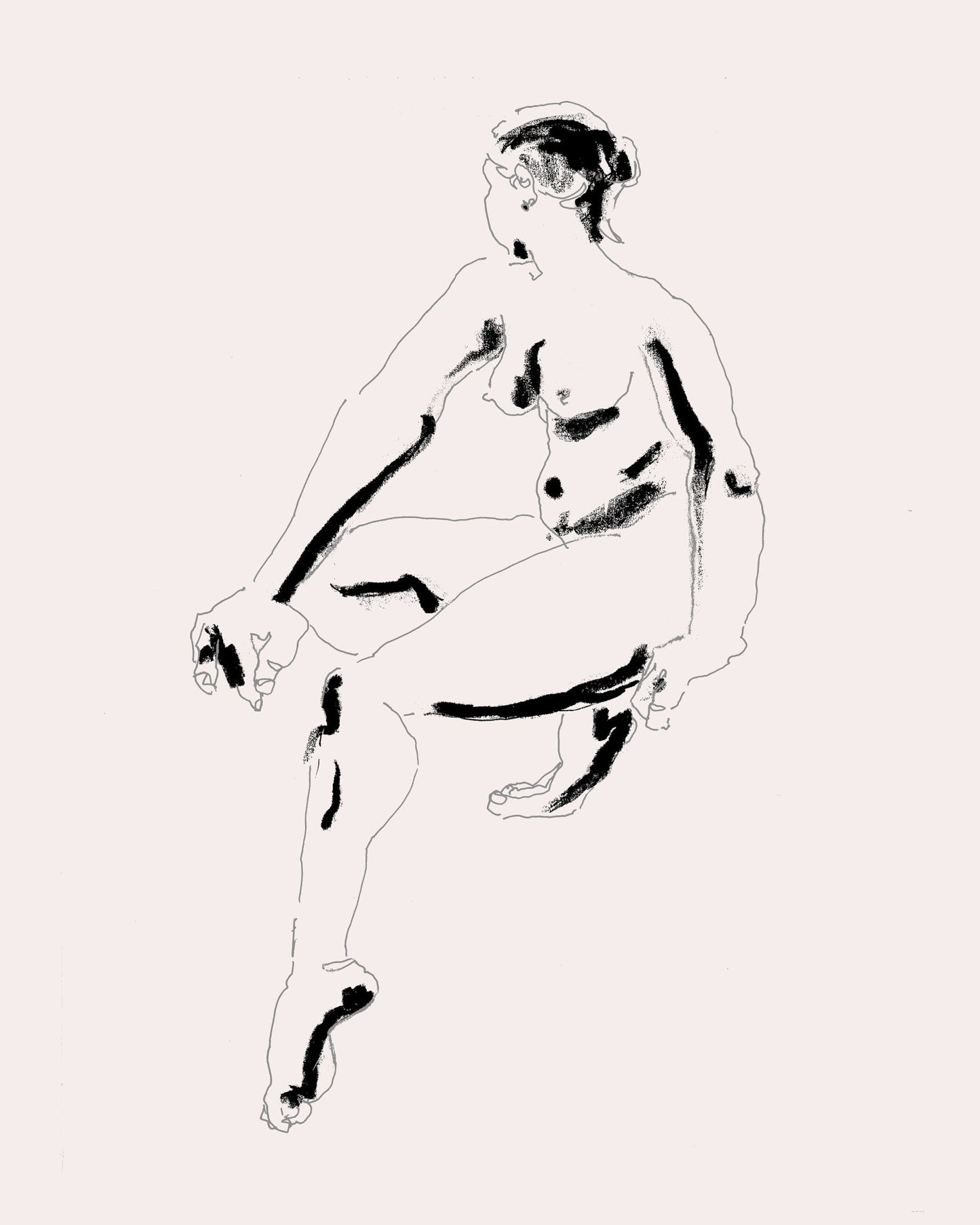 Naked Woman Black And White