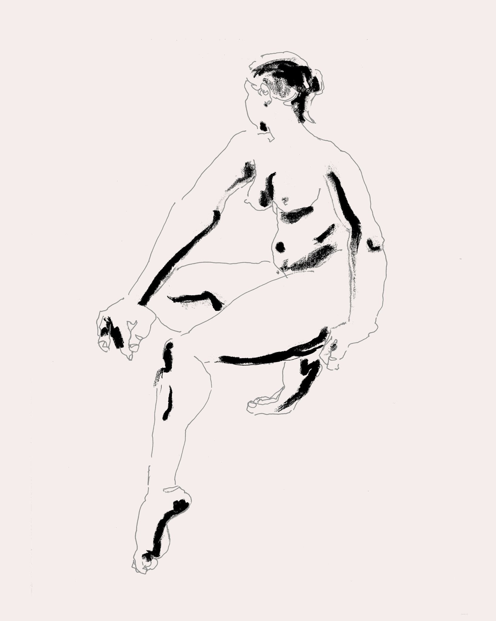 Naked Woman Black And White