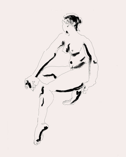 Naked Woman Black And White