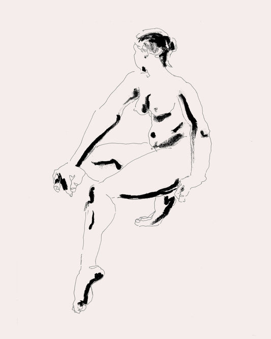 Naked Woman Black And White