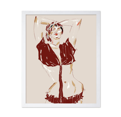 Portrait Of A Model Beige