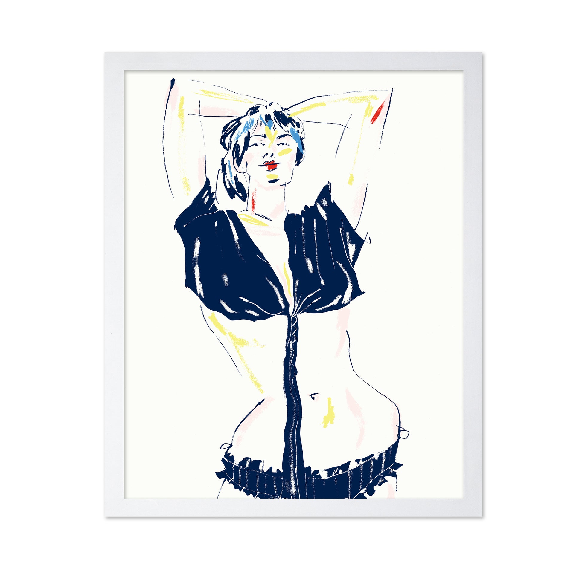 Portrait Of A Model White