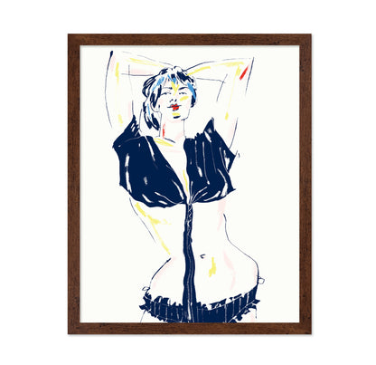 Portrait Of A Model White