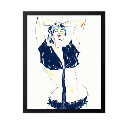 Portrait Of A Model White