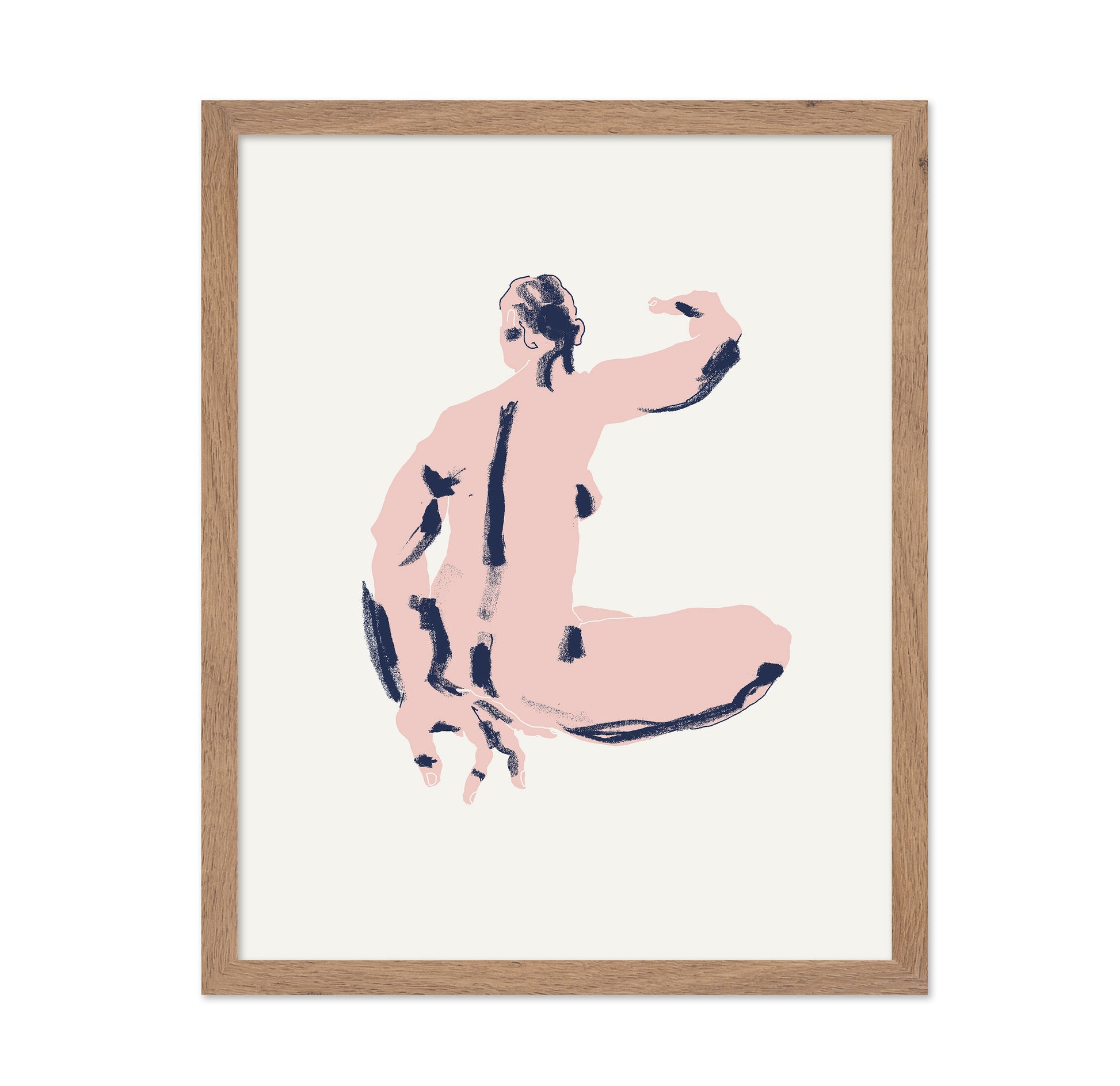 Seated Nude Back View