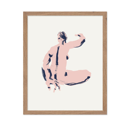 Seated Nude Back View