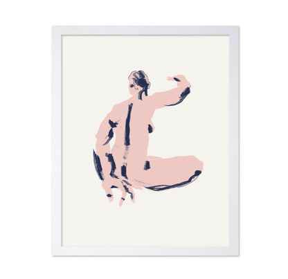 Seated Nude Back View