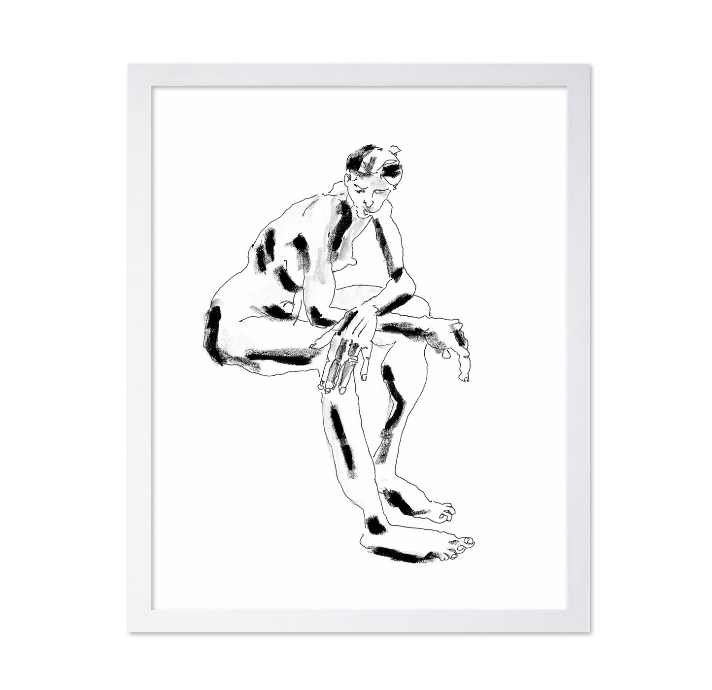 Seated Nude With Crossed Arms