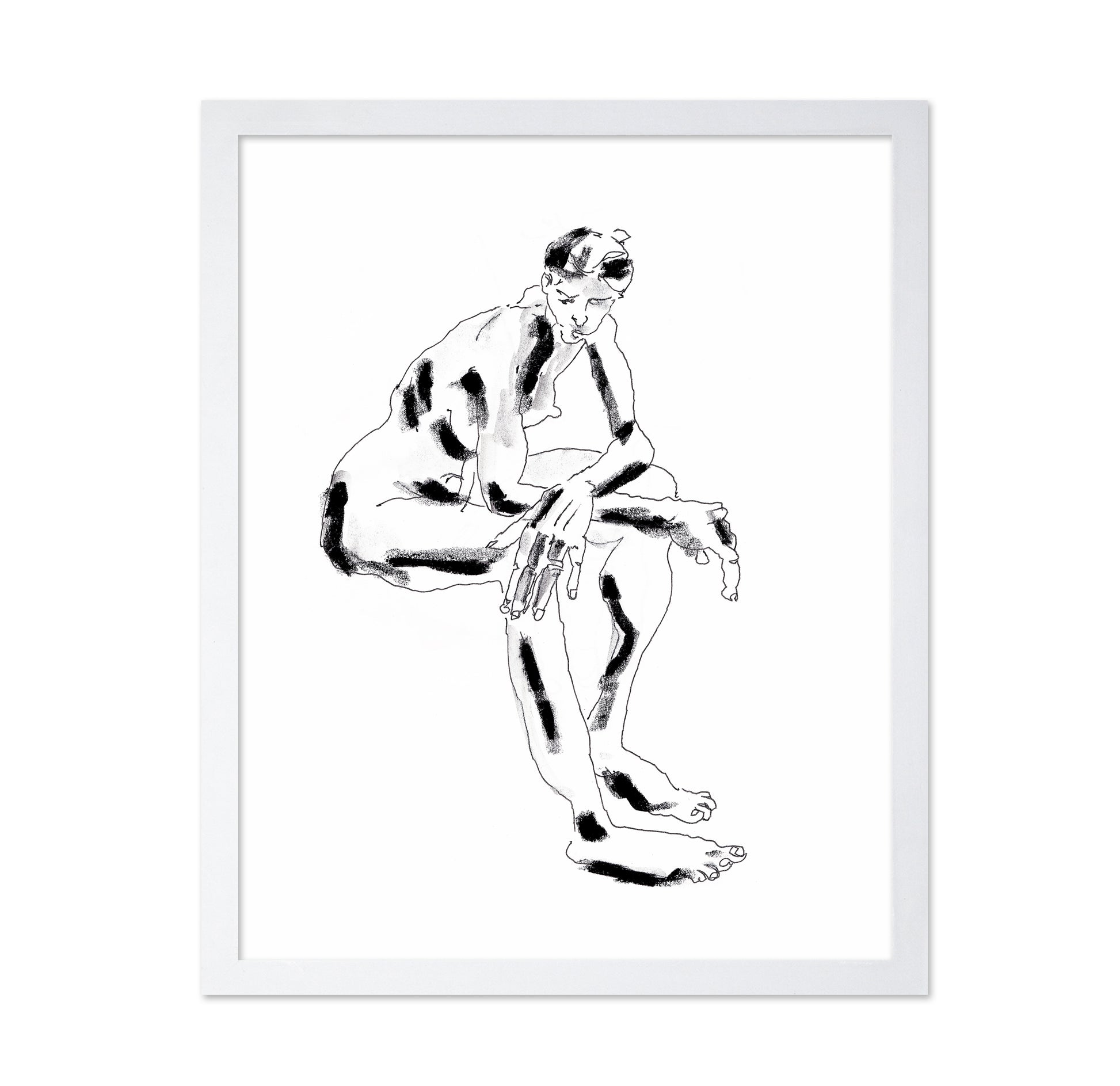 Seated Nude With Crossed Arms
