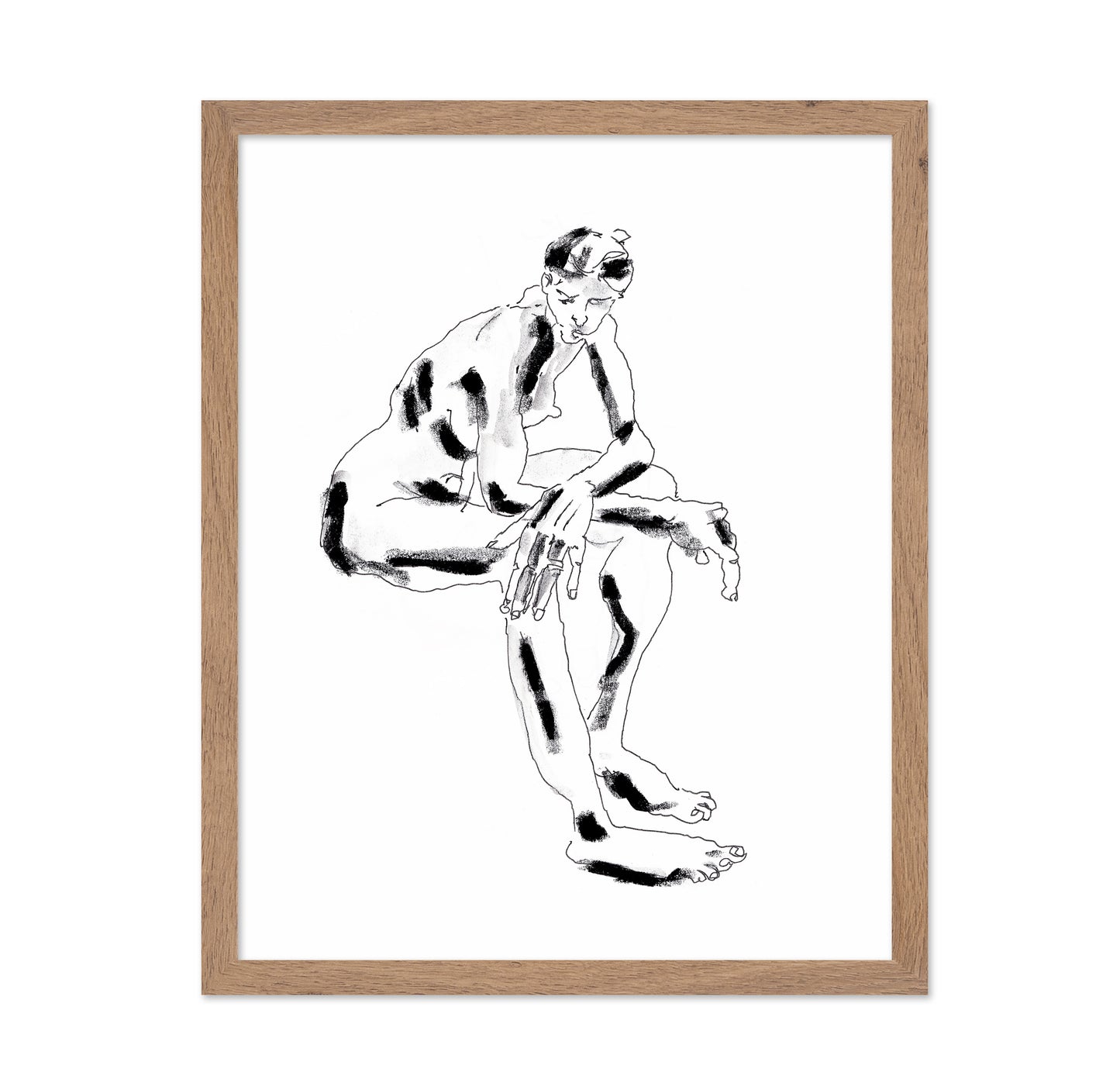 Seated Nude With Crossed Arms