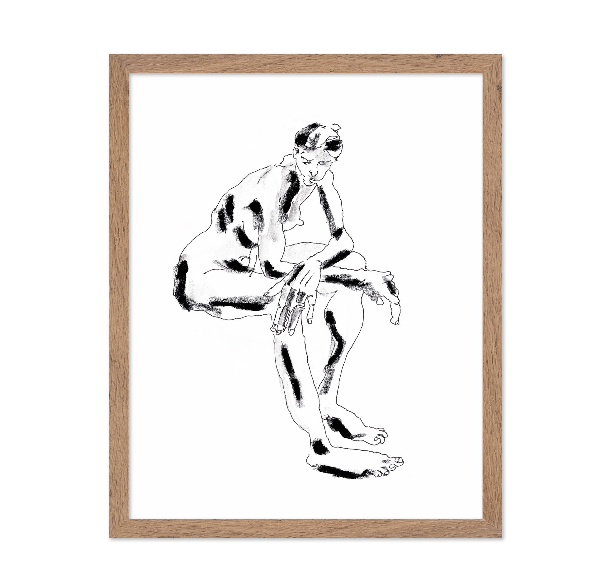 Seated Nude With Crossed Arms