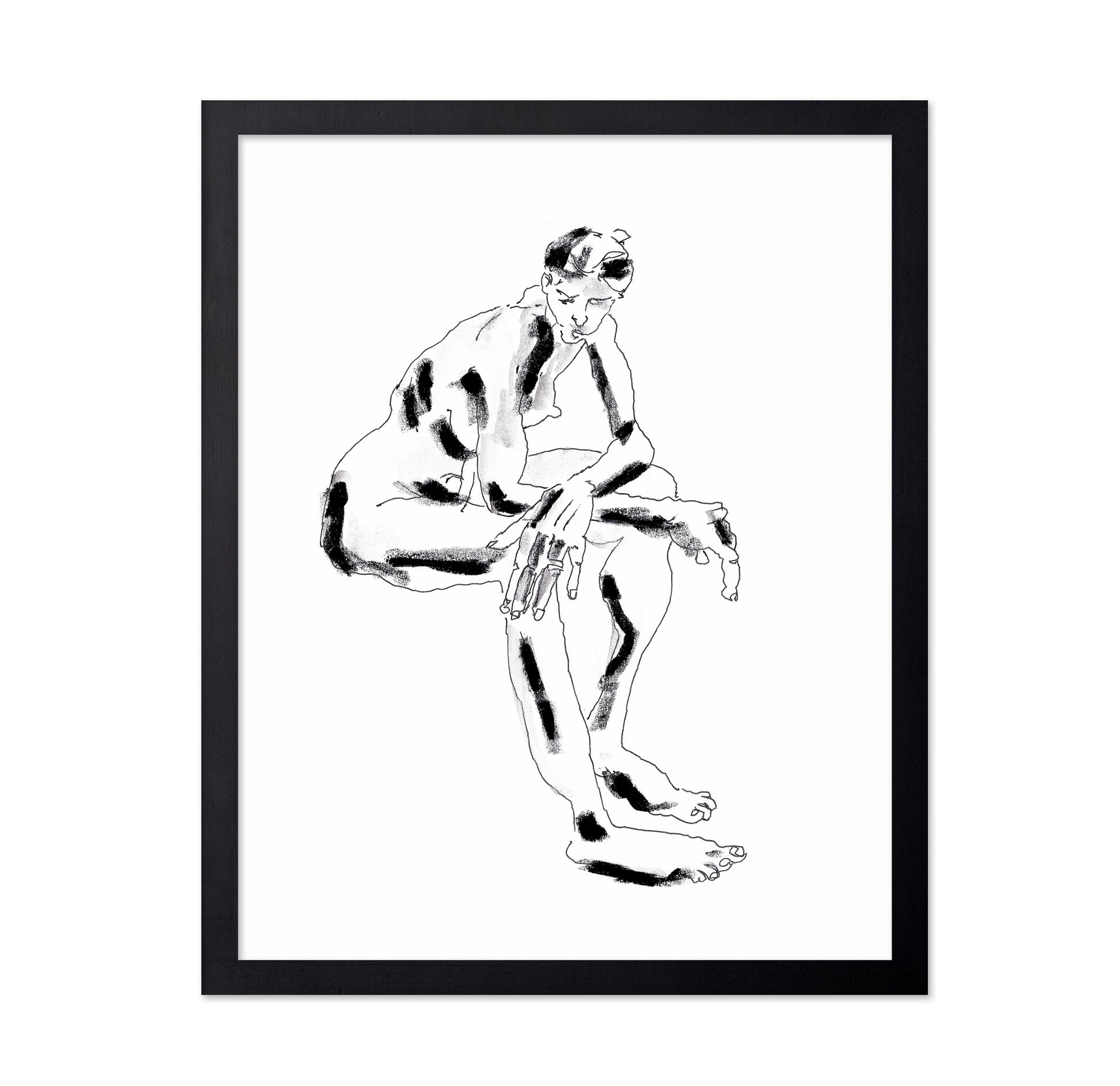 Seated Nude With Crossed Arms