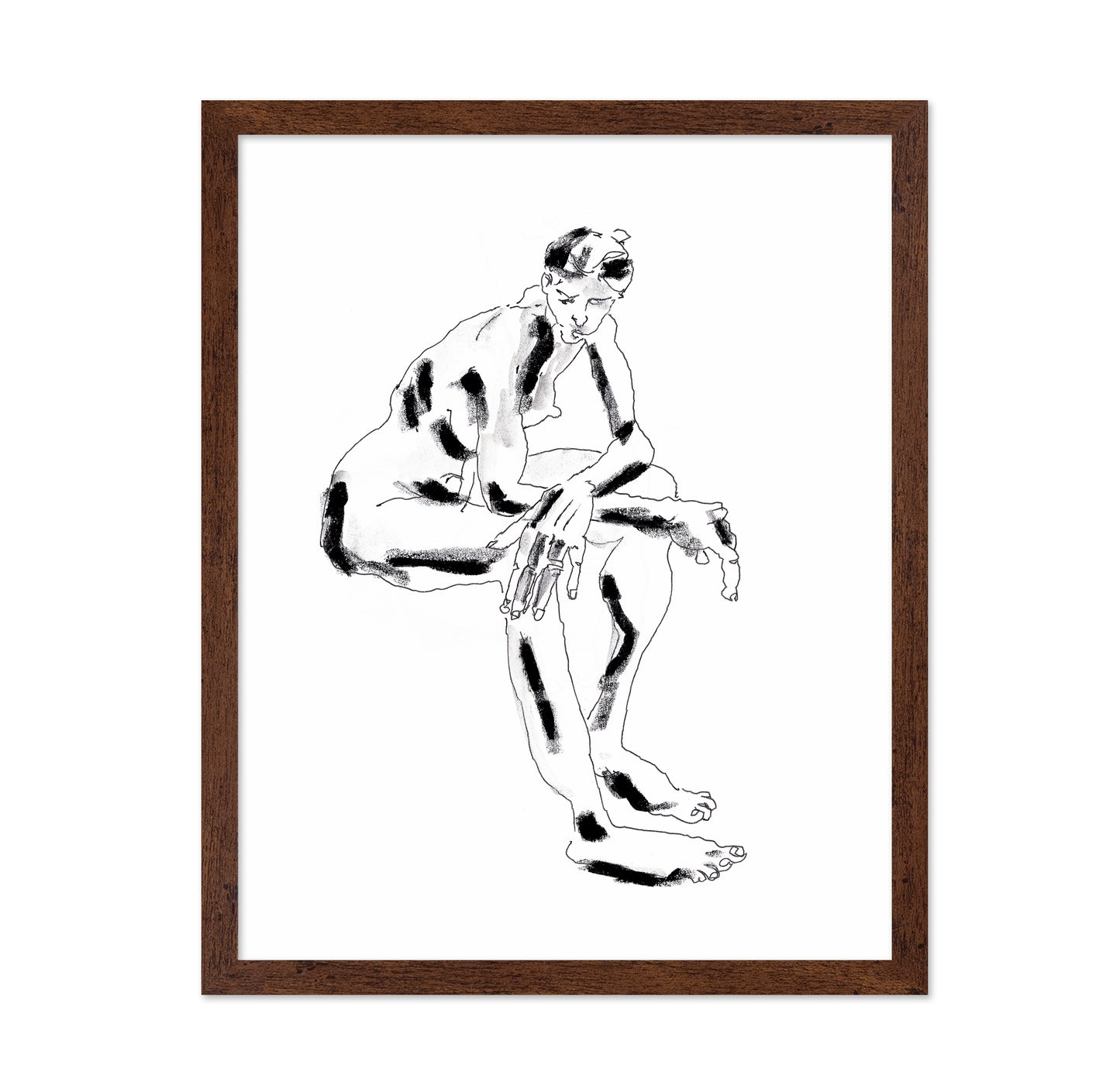 Seated Nude With Crossed Arms