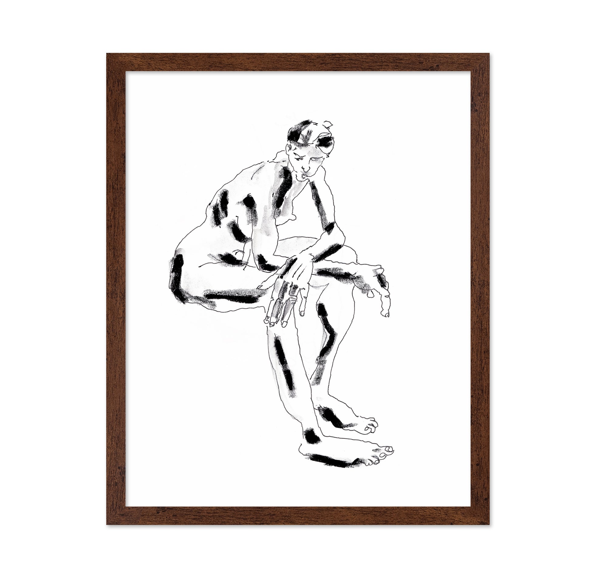 Seated Nude With Crossed Arms