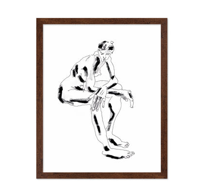 Seated Nude With Crossed Arms