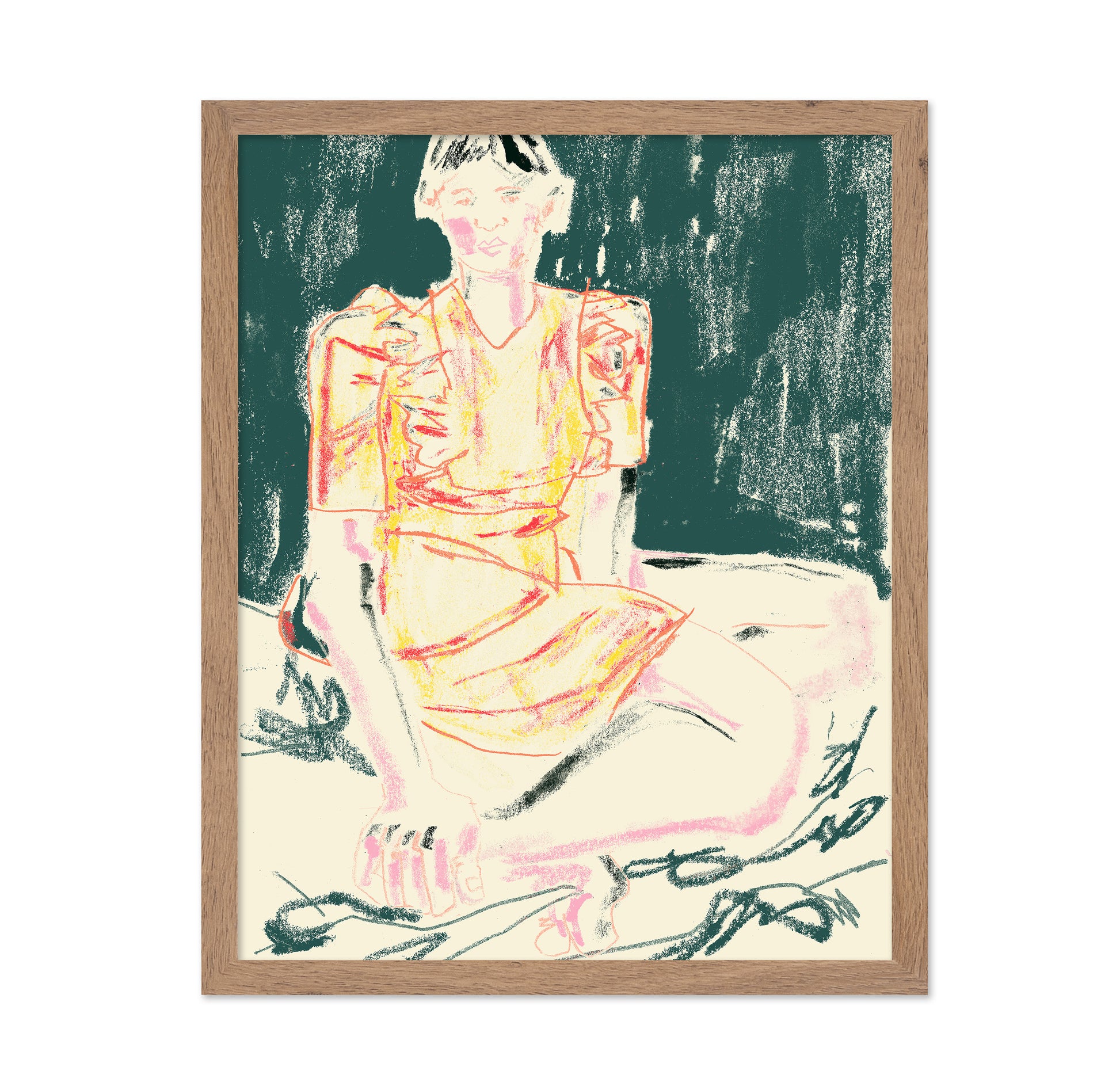 The Girl In Orange Dress