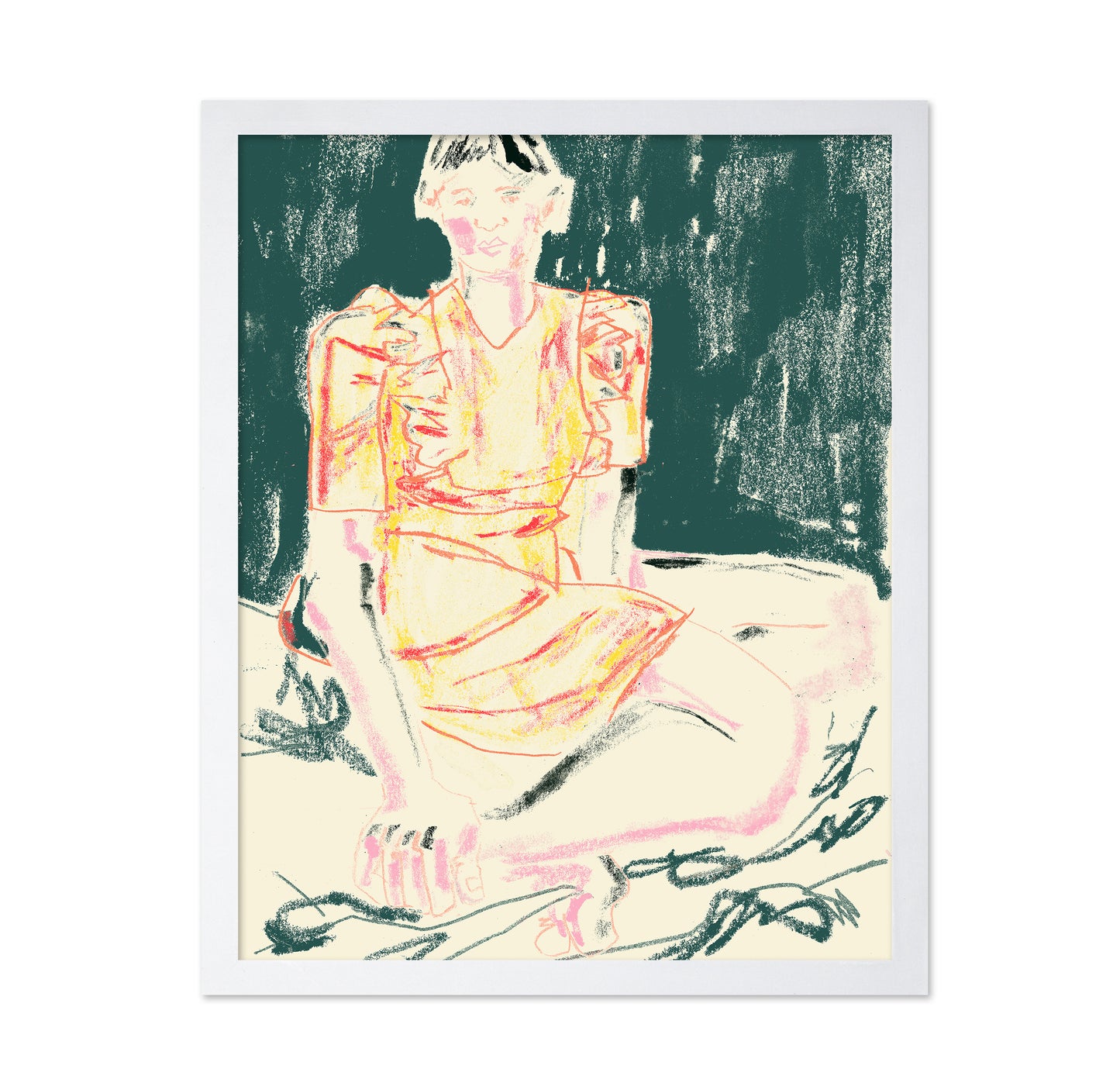 The Girl In Orange Dress