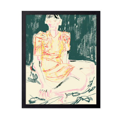 The Girl In Orange Dress