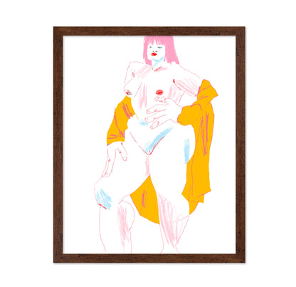 White And Yellow Nude