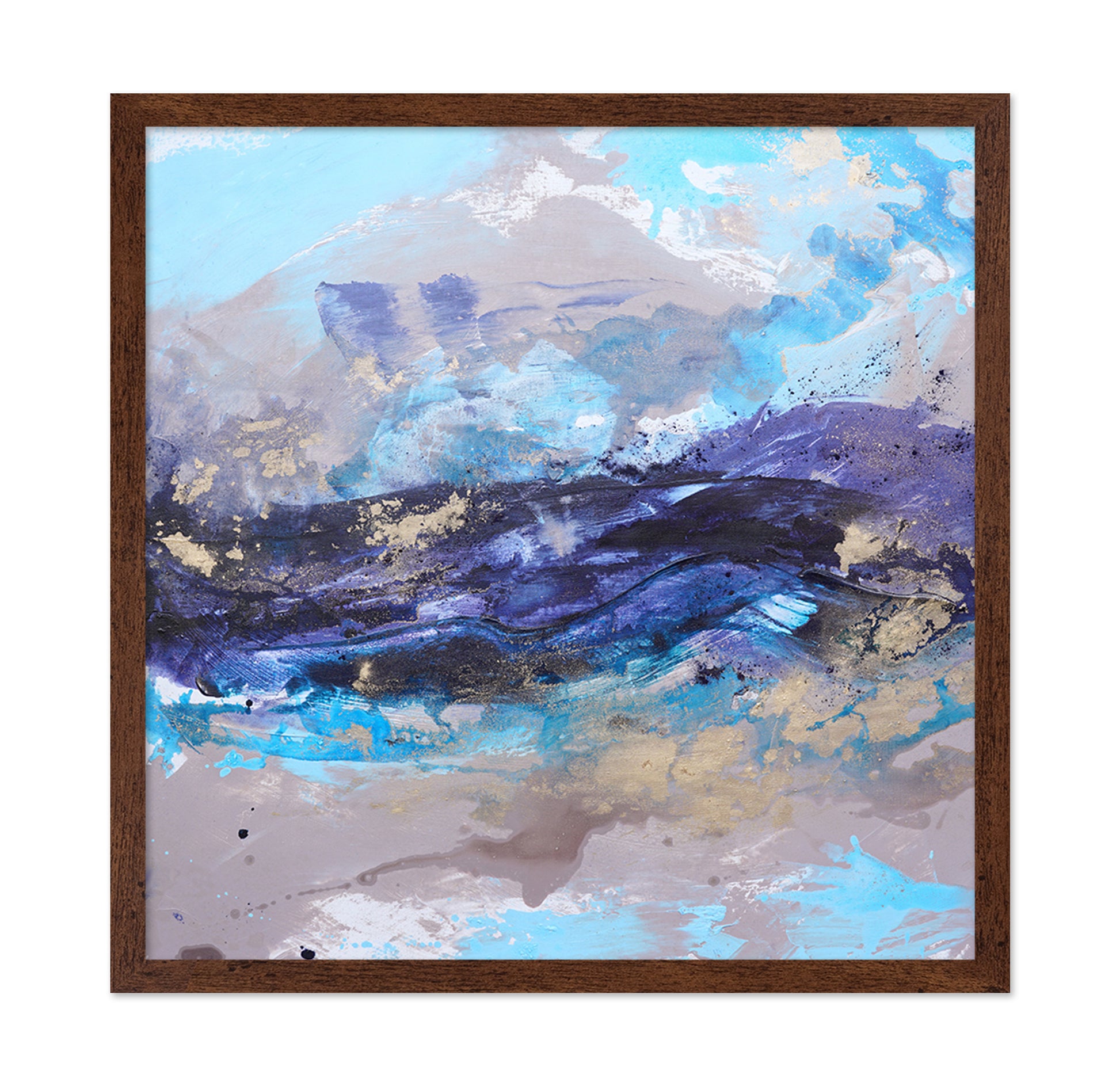 Blue Ocean Abstract Painting
