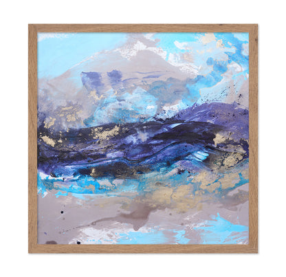 Blue Ocean Abstract Painting