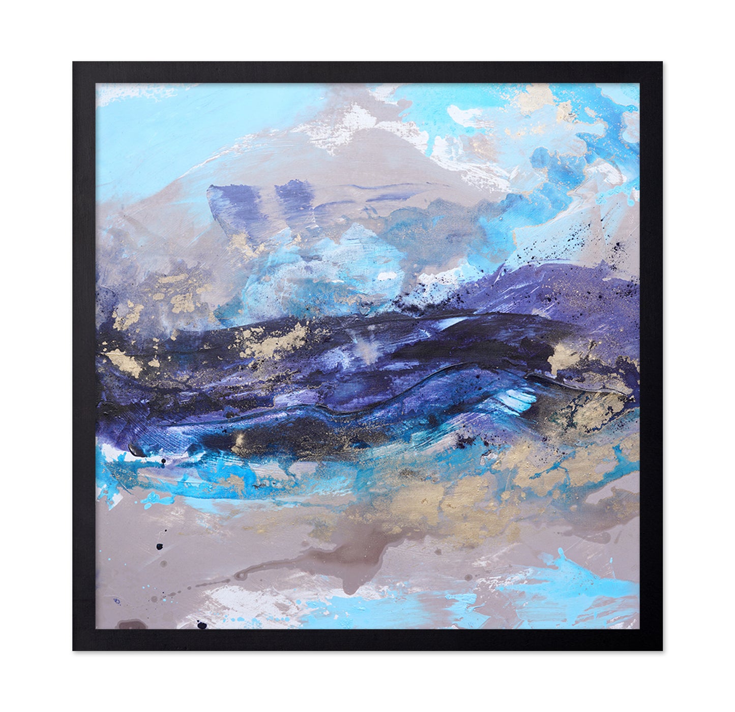Blue Ocean Abstract Painting