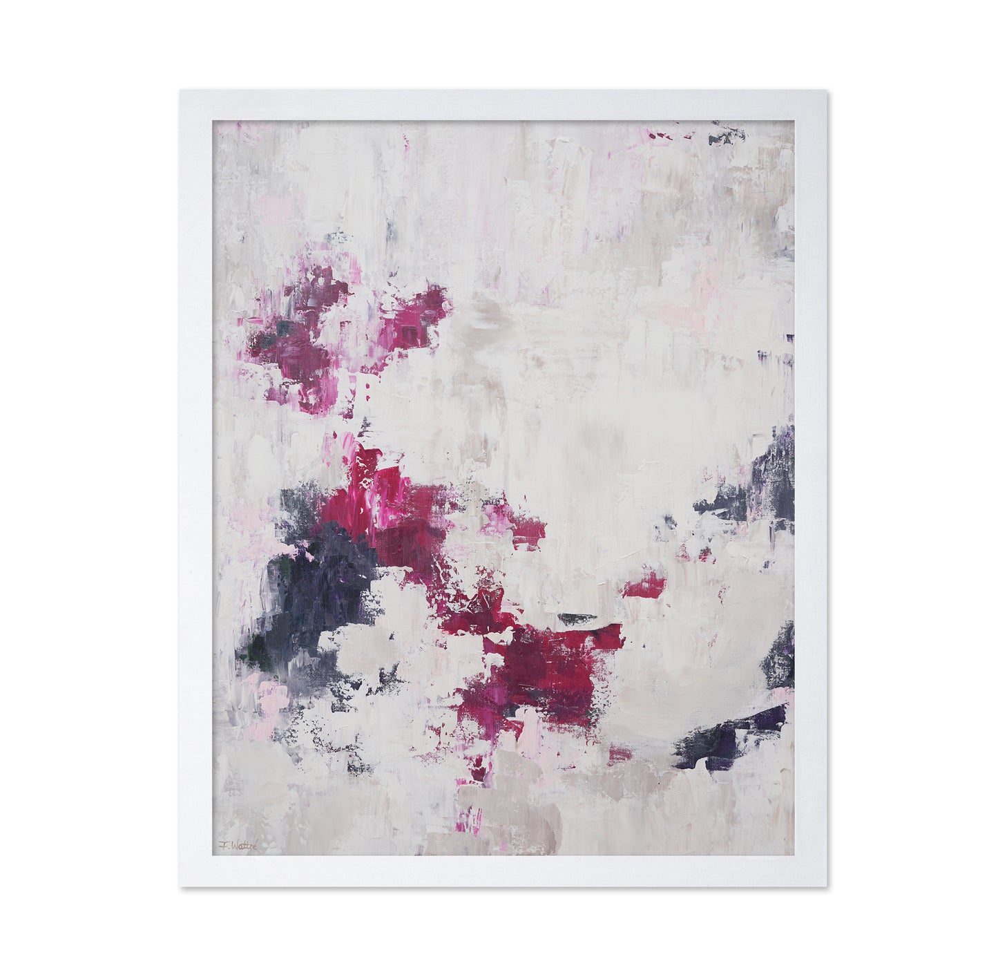 Expressionist Pink Abstract