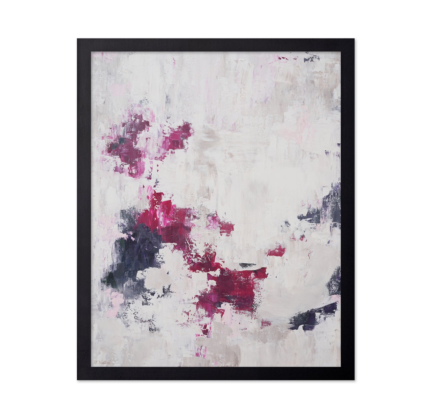 Expressionist Pink Abstract