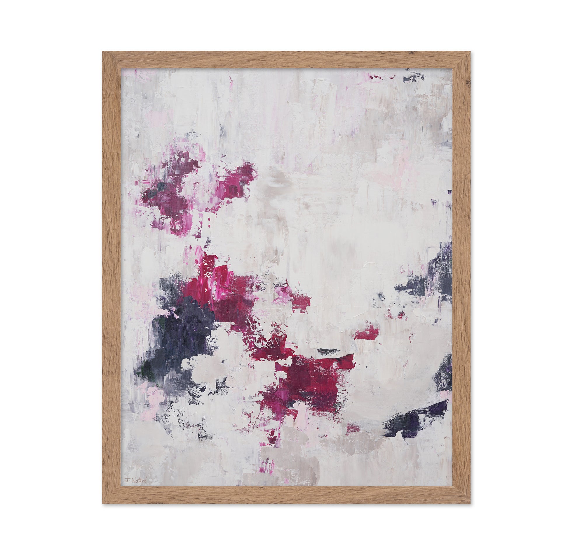 Expressionist Pink Abstract