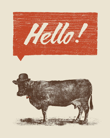 Hello Mr Cow