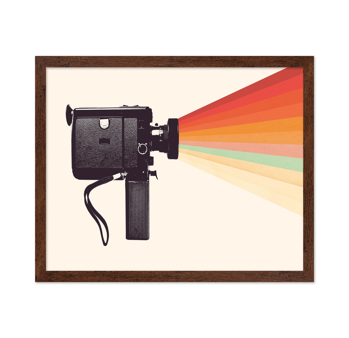 Movie Camera Rainbow