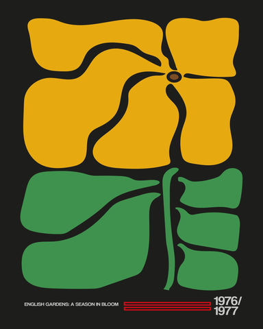 Abstract Mustard Flower