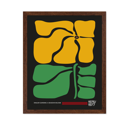 Abstract Mustard Flower