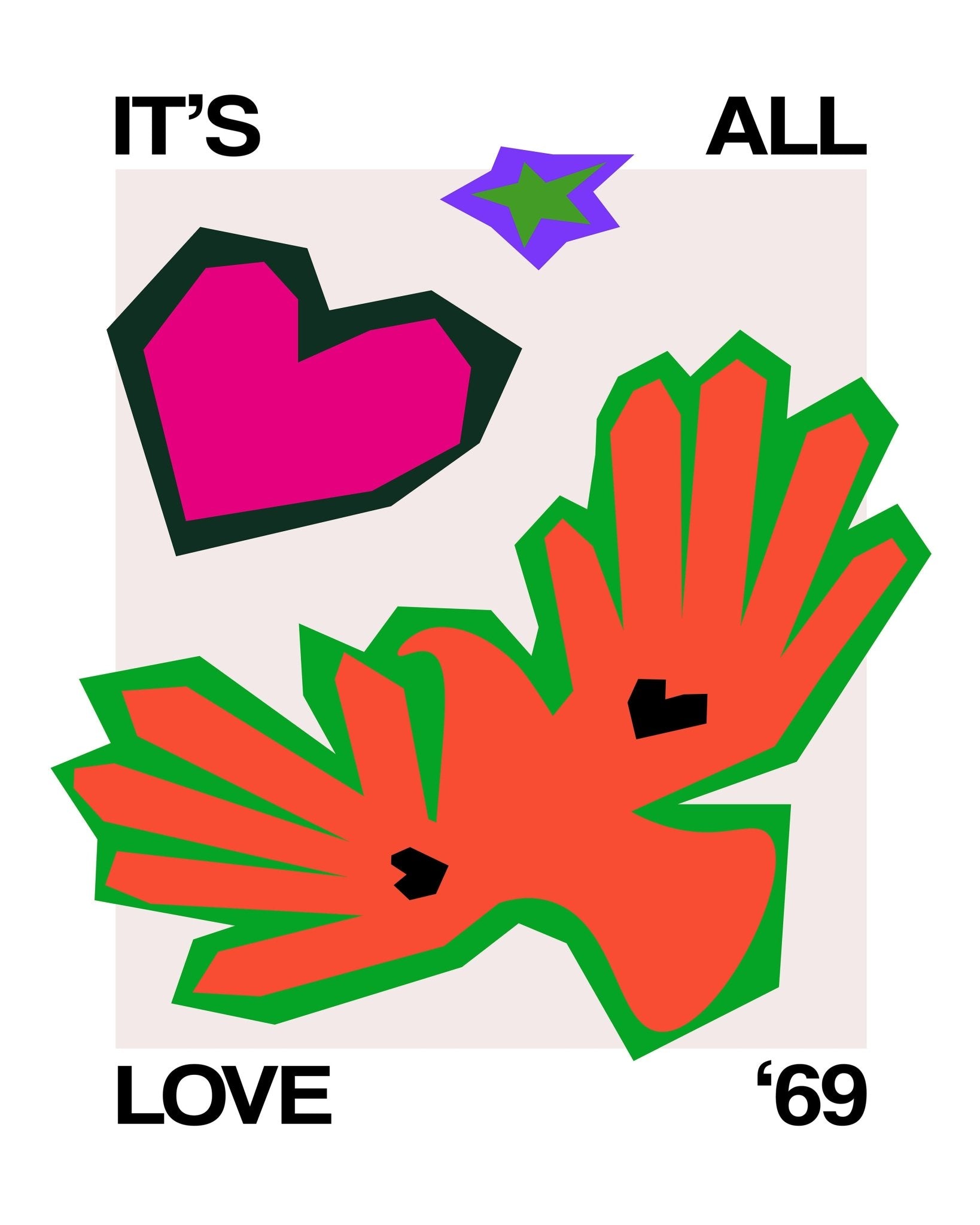 It's All Love '69 Bird Orange