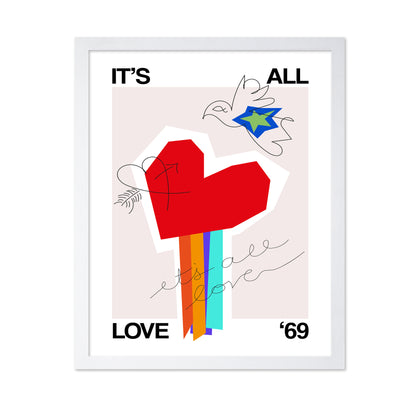 It'S All Love '69 Heart Greige
