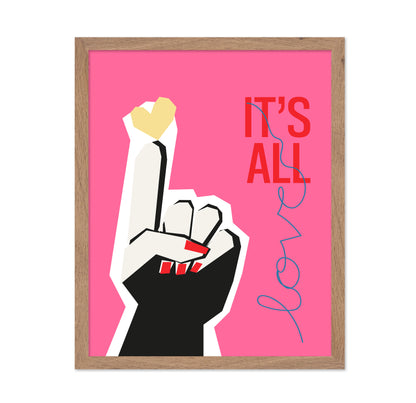 It'S All Love Hand Pink