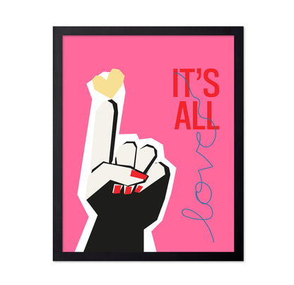 It'S All Love Hand Pink