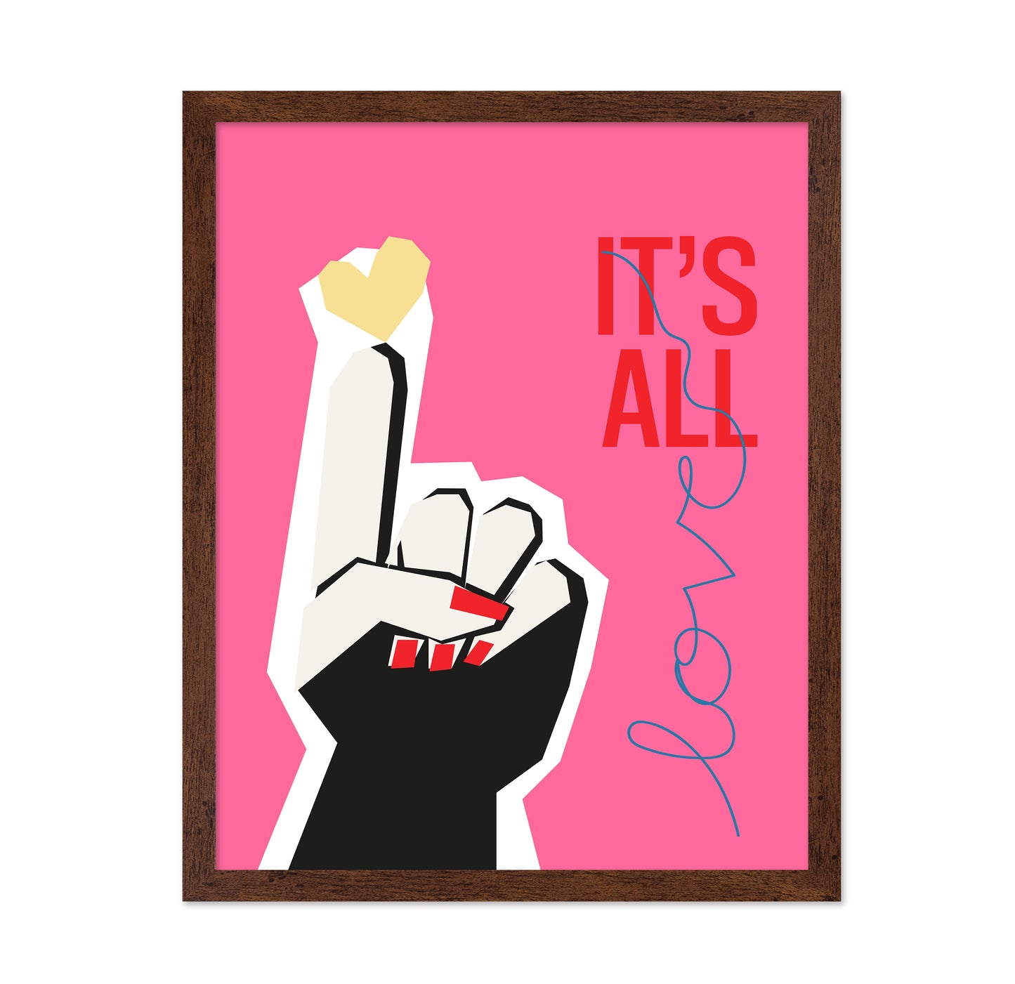 It'S All Love Hand Pink