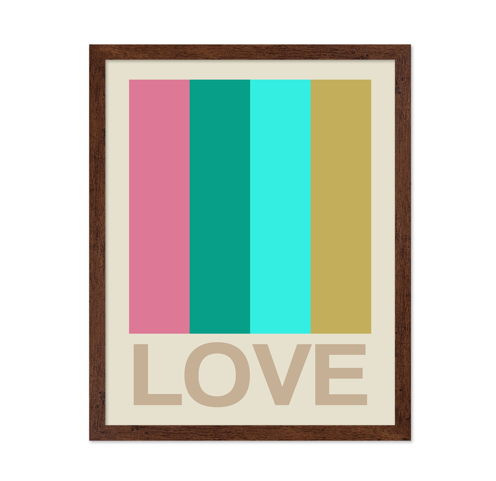 Retro Stripe Love Citrus