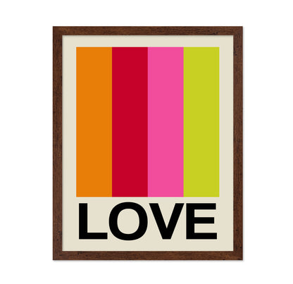 Retro Stripe Love Fruit