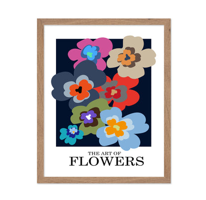 The Art Of Flowers Blue