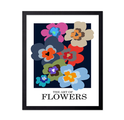 The Art Of Flowers Blue
