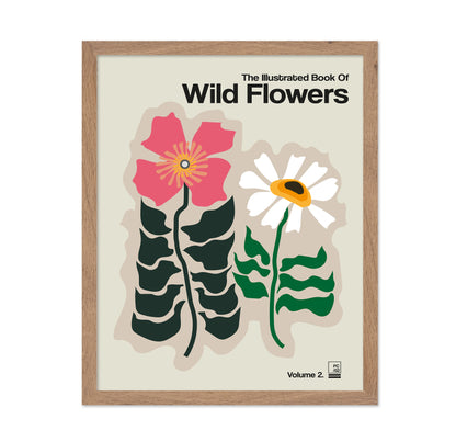 The Illustrated Book Of Wild Flowers Vol.2 Grey